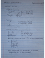 Week 4 Notes- Physics 2010