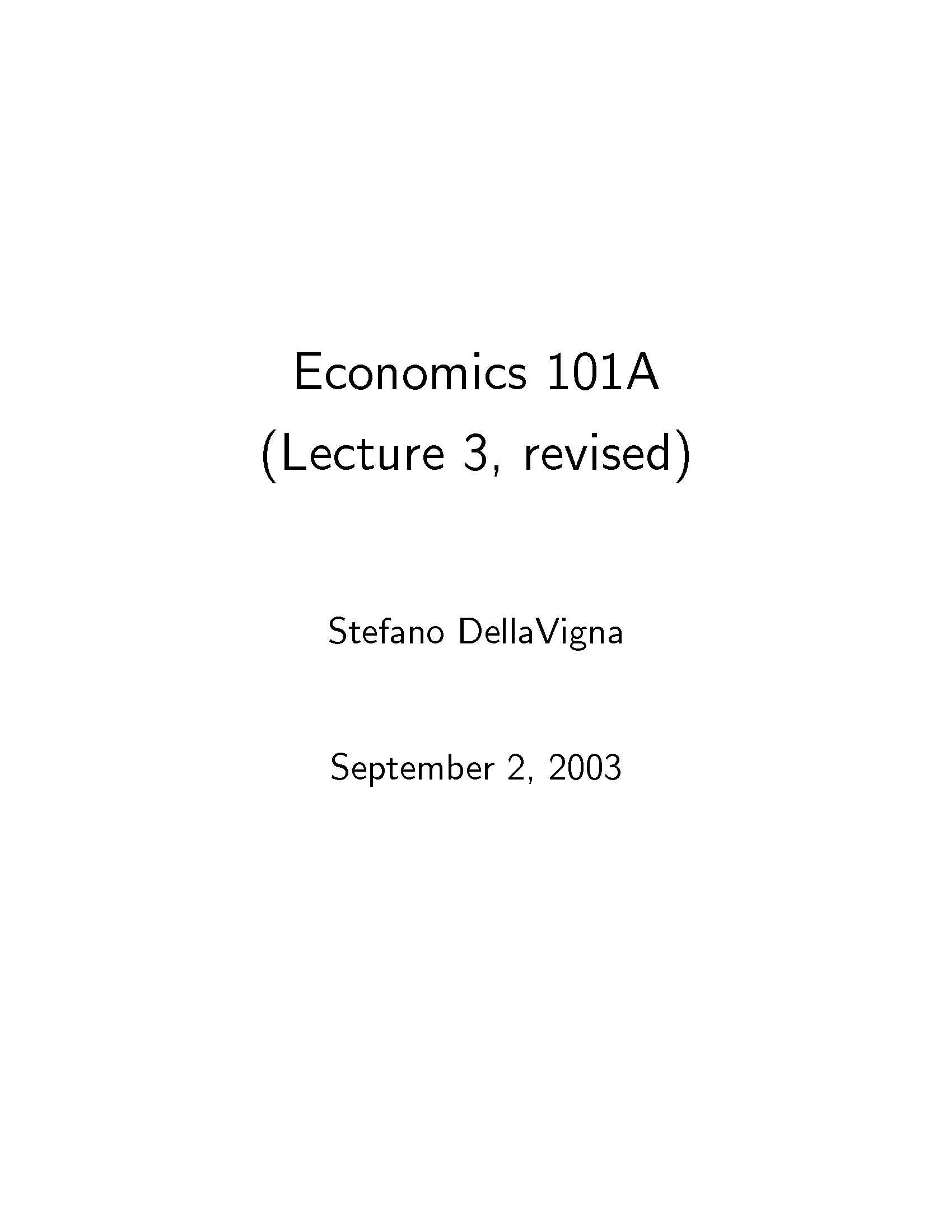 Economic Theory