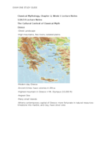 Exam One Study Guide