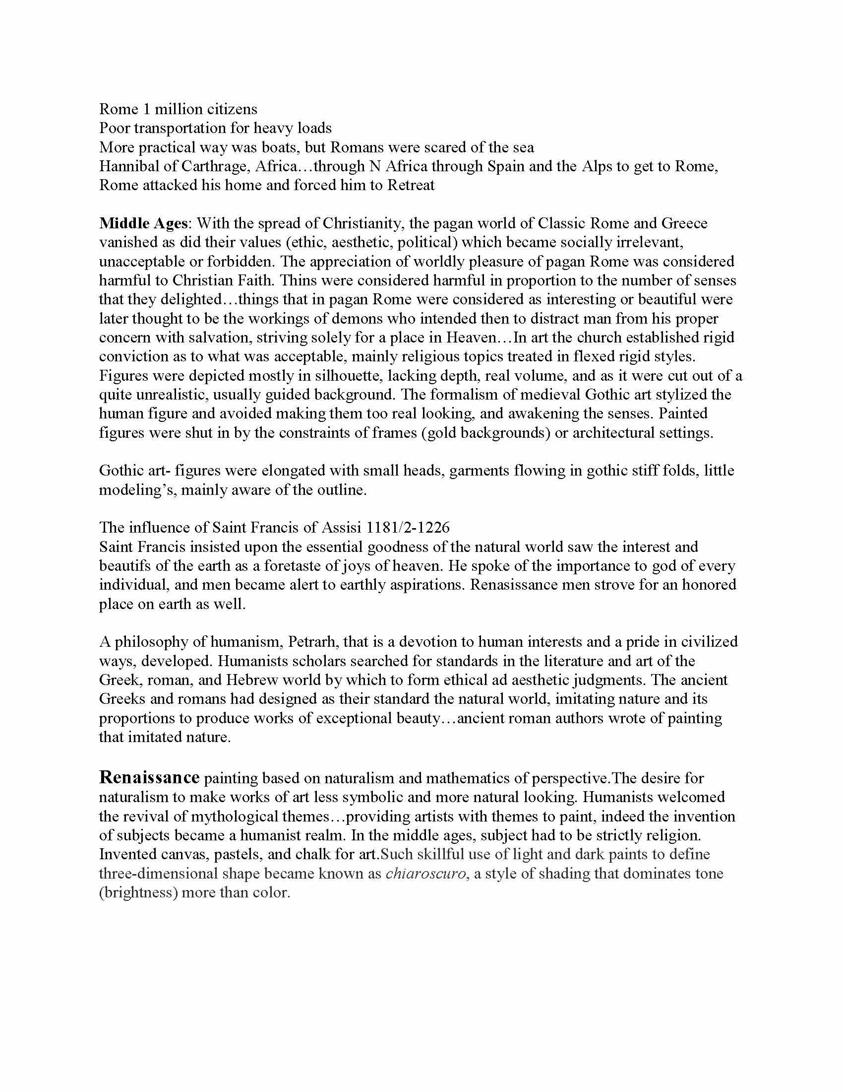 Art, the Visual, & Culture (D)