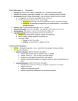 1st week of notes - the 7 branches of philosophy 