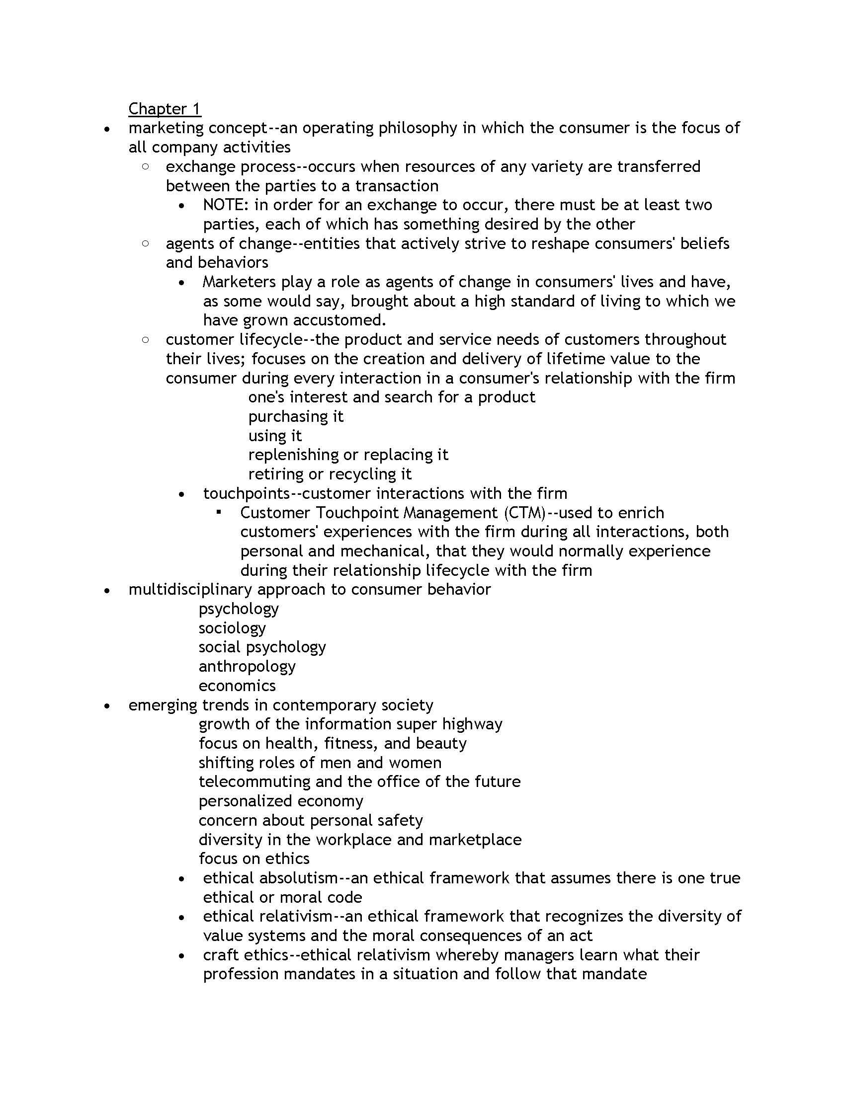 CONSUMER BEHAVIOR