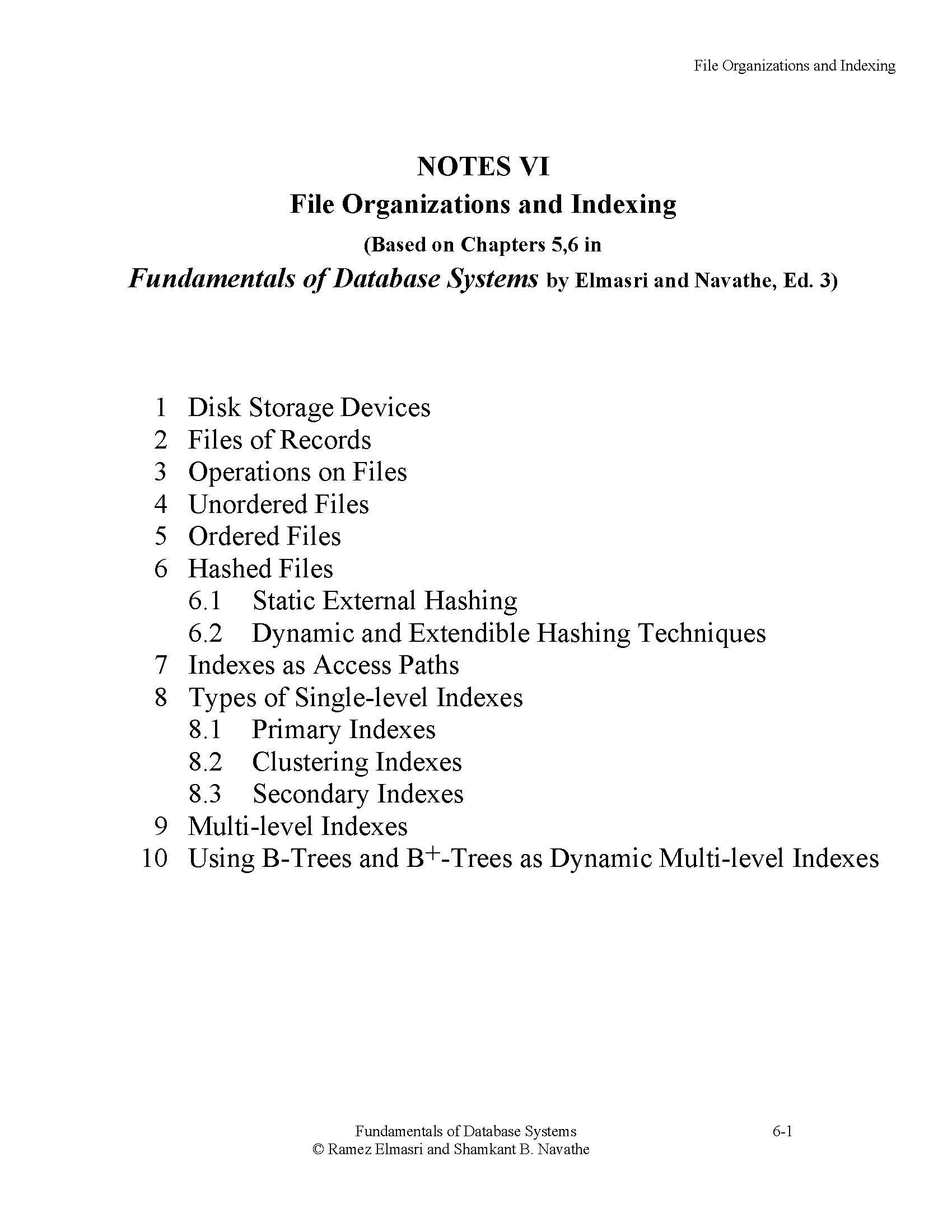 DB Sys Concepts& Design