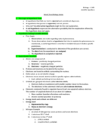 WEEK TWO BIOLOGY NOTES