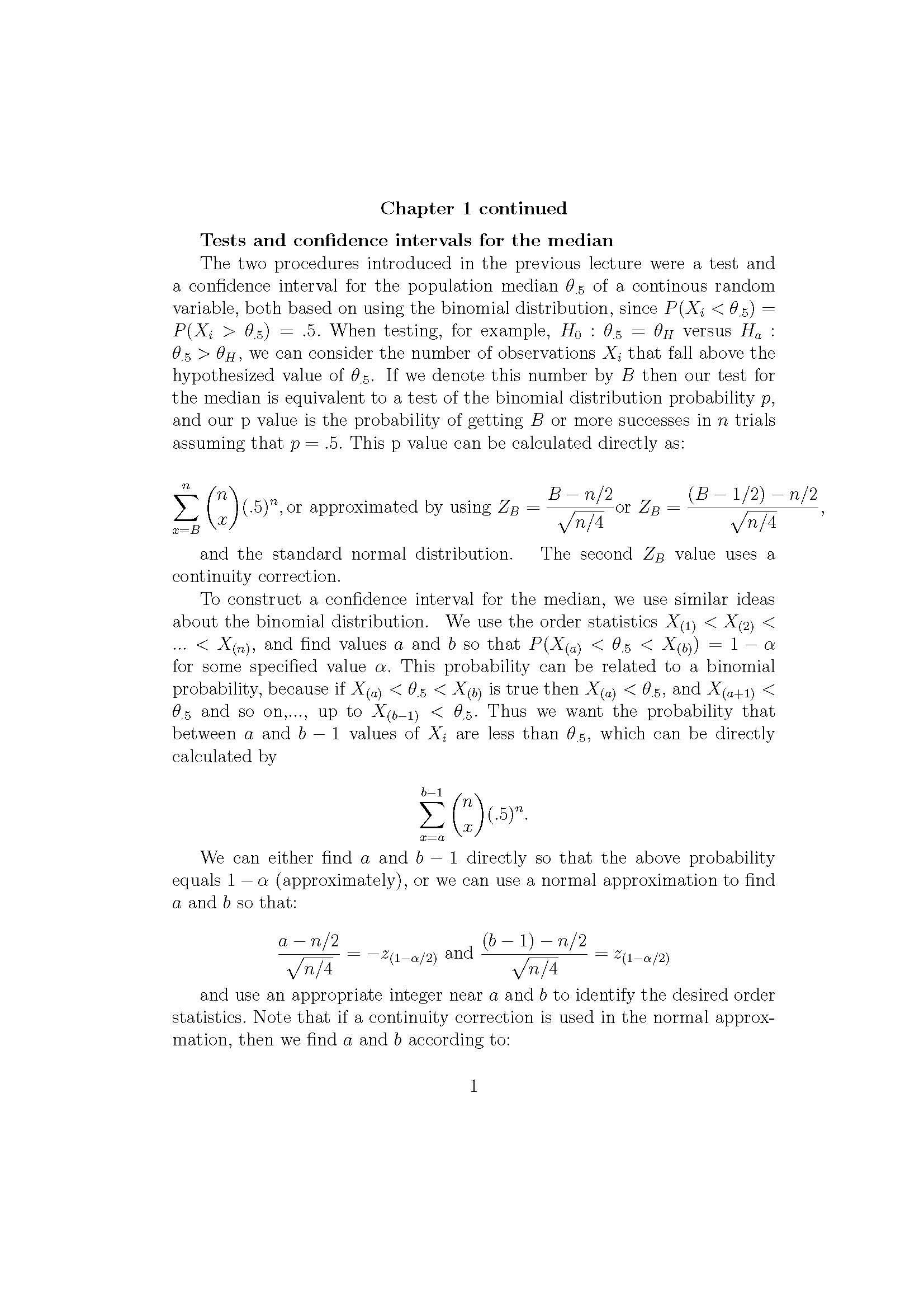 Nonparametric Statistics