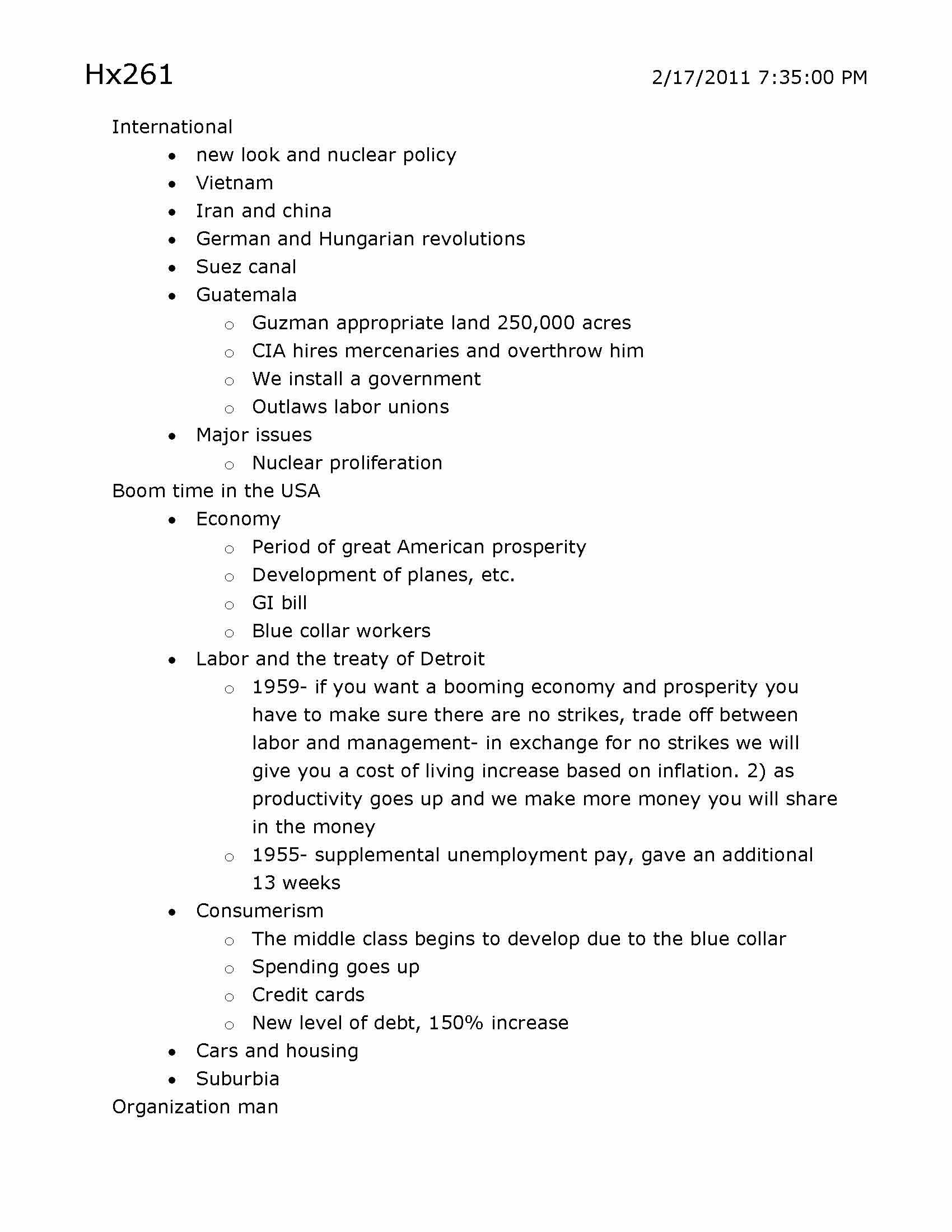 Recent AmericaU.S. since 1918