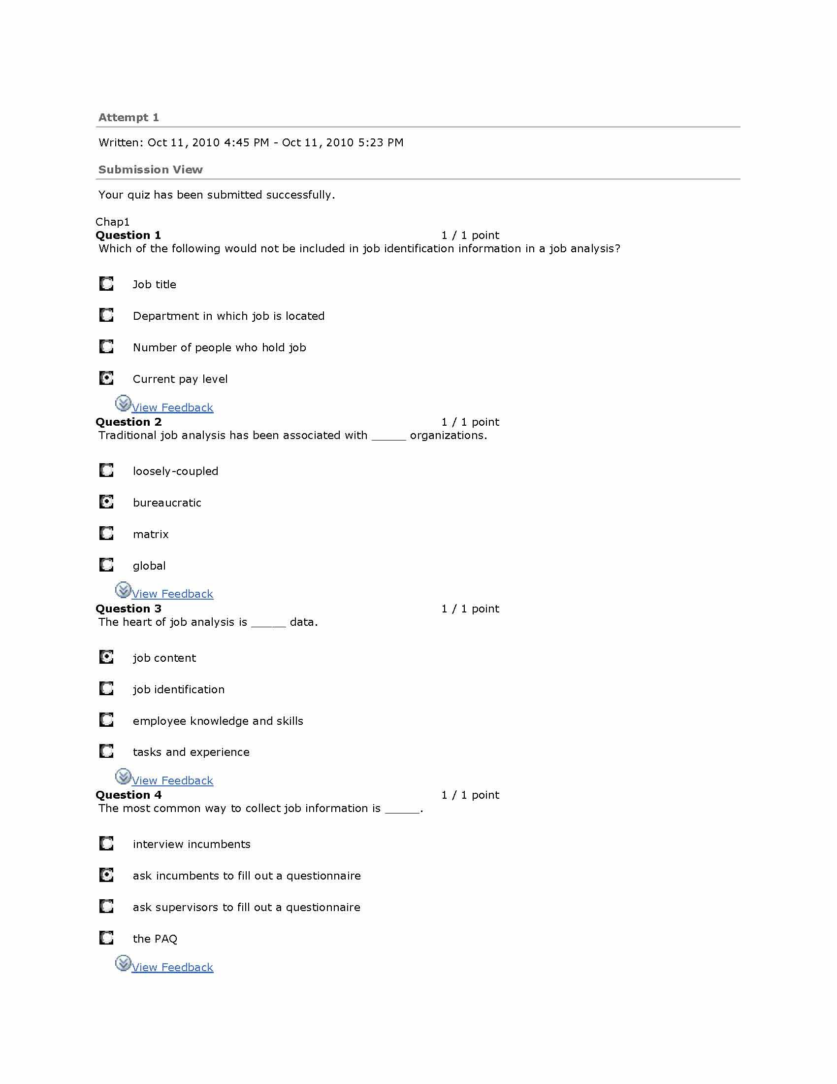 Compensation Administration