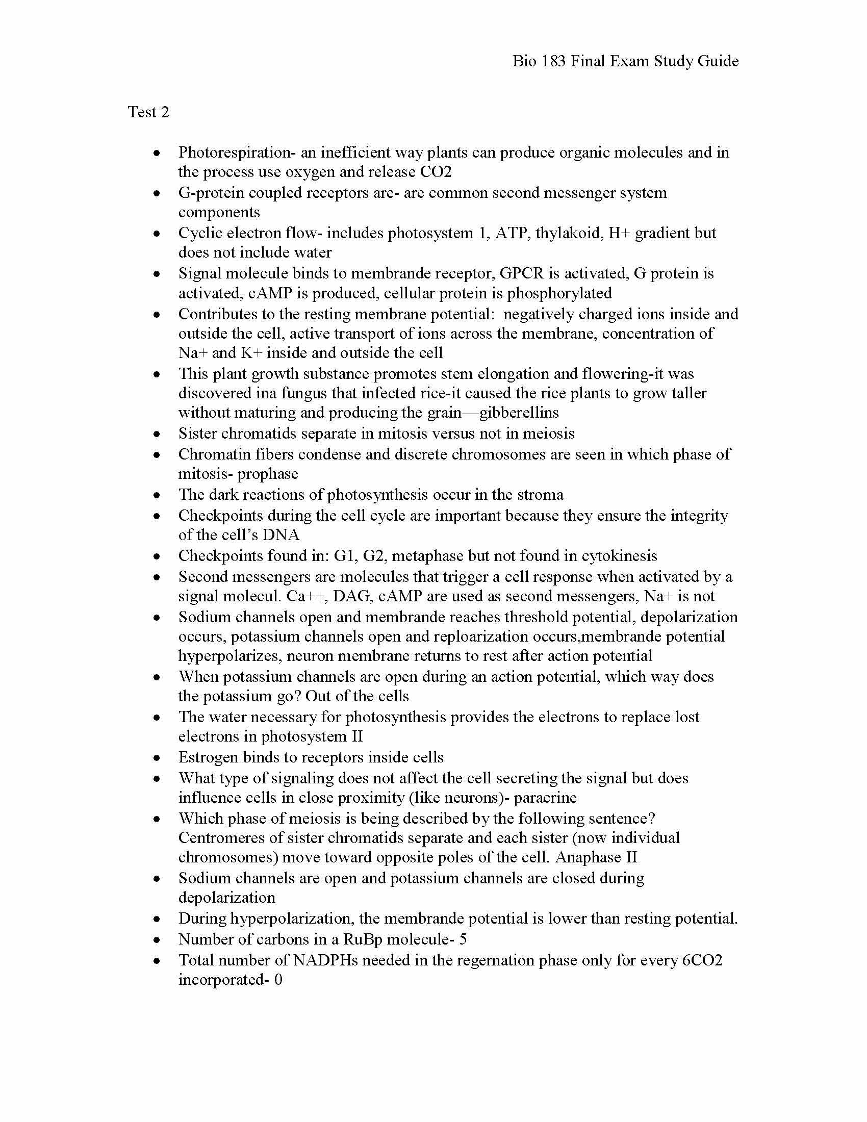 Introductory Biology Cellular and Molecular Biology