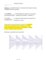 Periodic Functions 1.10