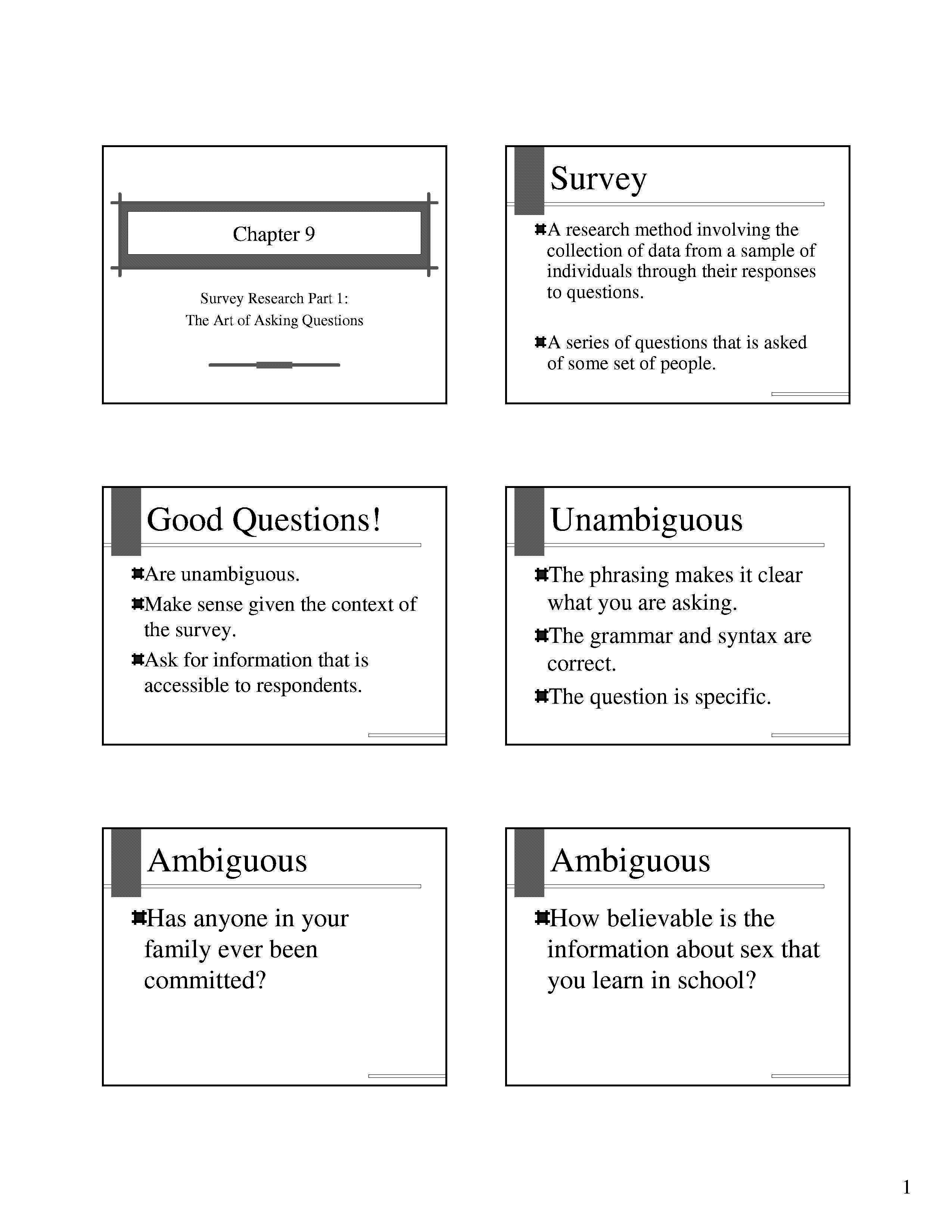 Introduction to Social Research