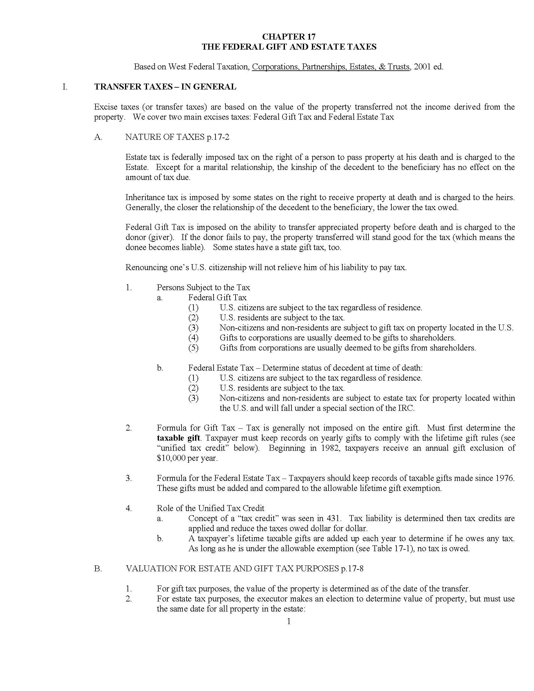 Individual Taxation