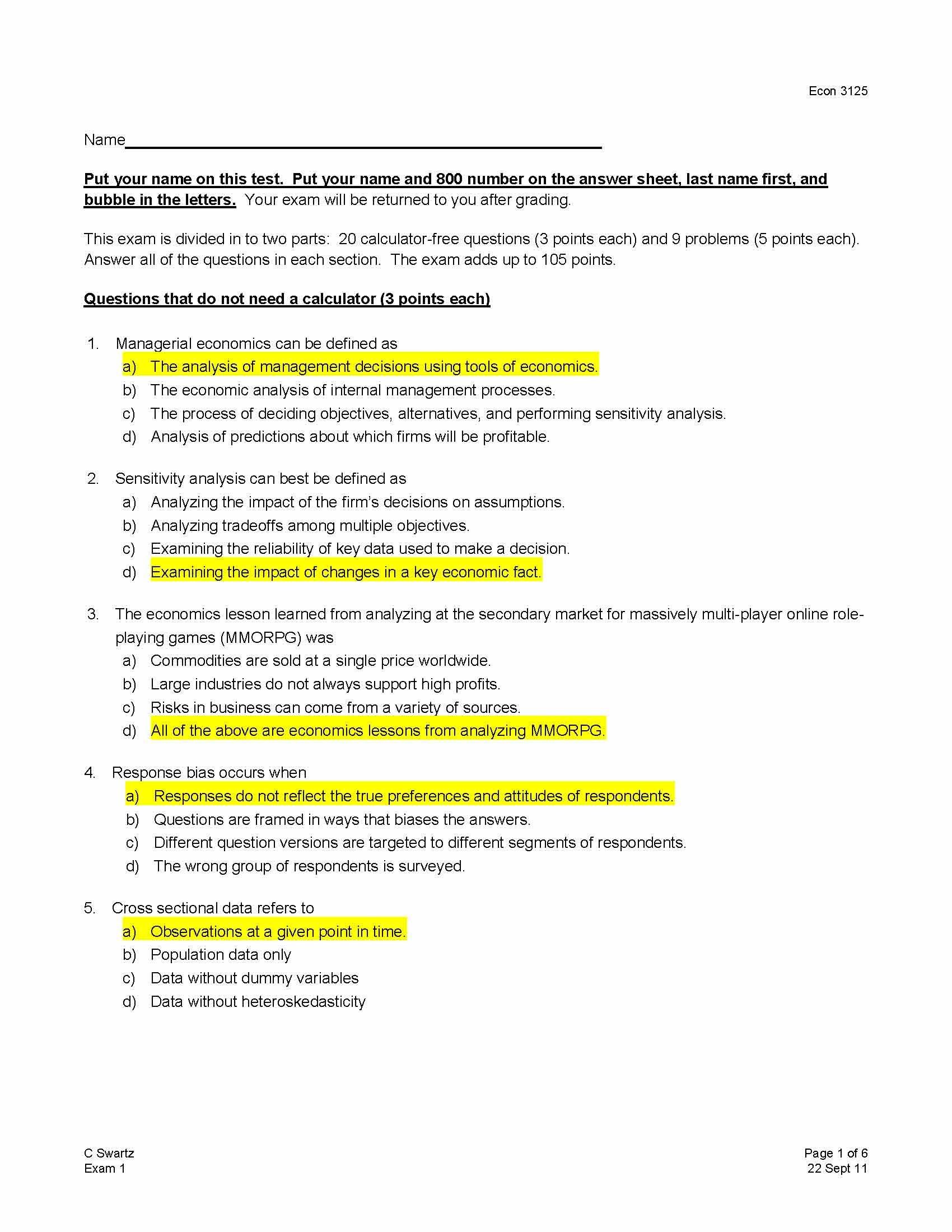 Managerial Economics