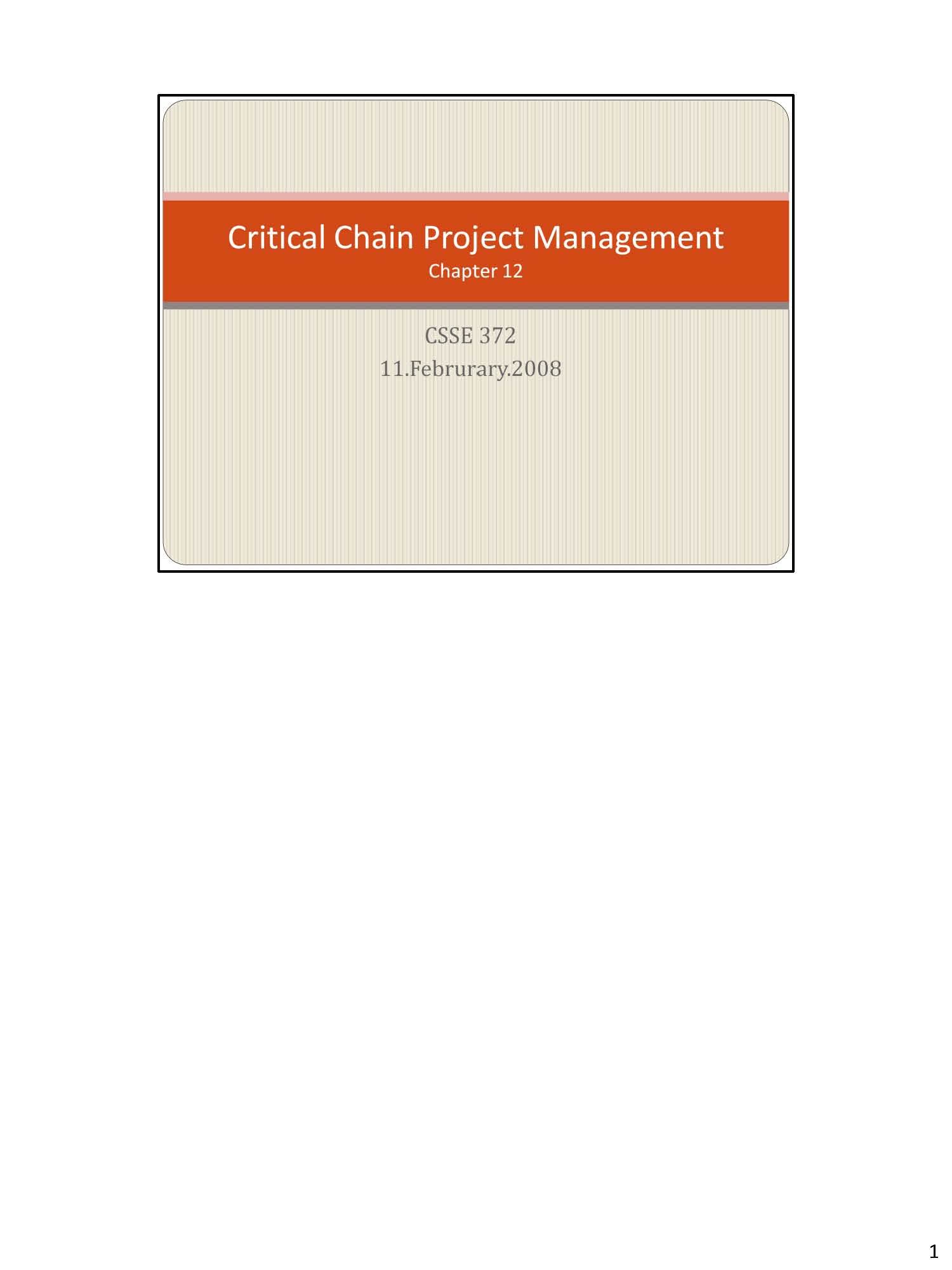 Software Project Management