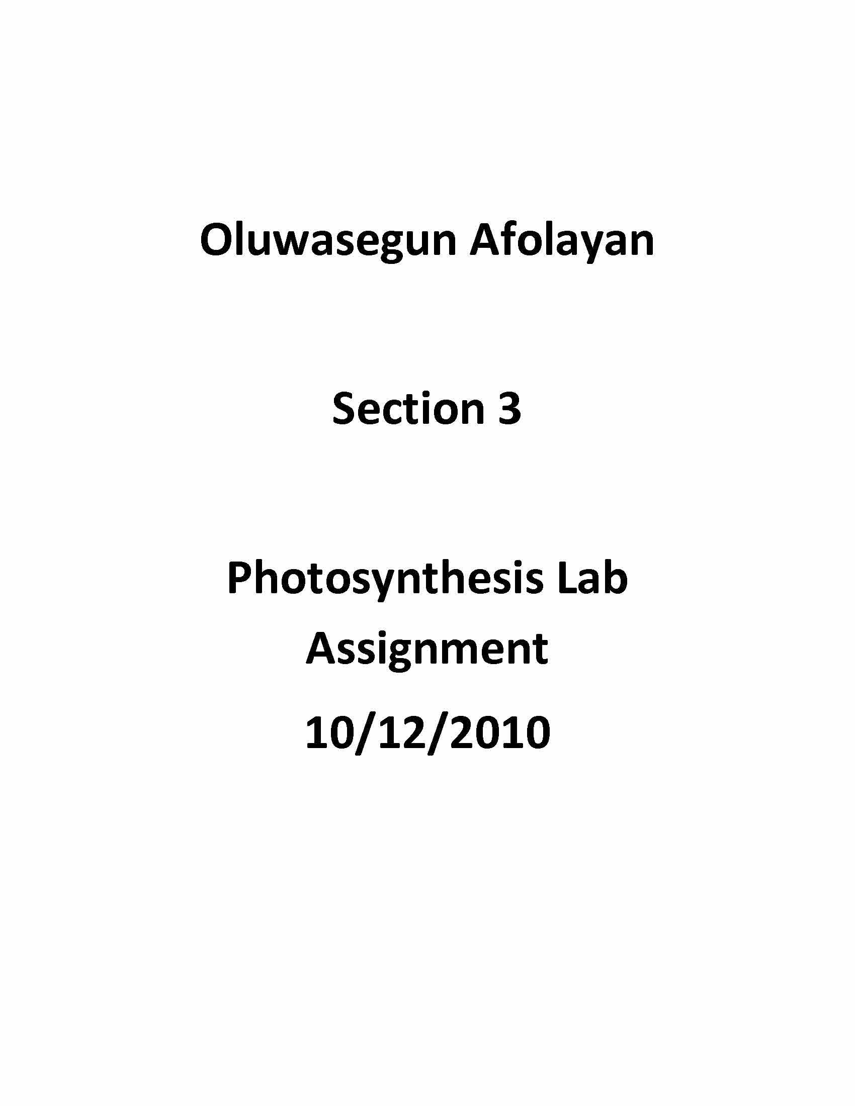 Principles of Biology II