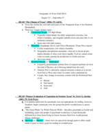 Geo. of TX, Lecture  (Aug 31 - Sept 4) 