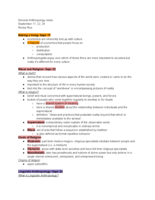 Notes for September 17, 22, 24