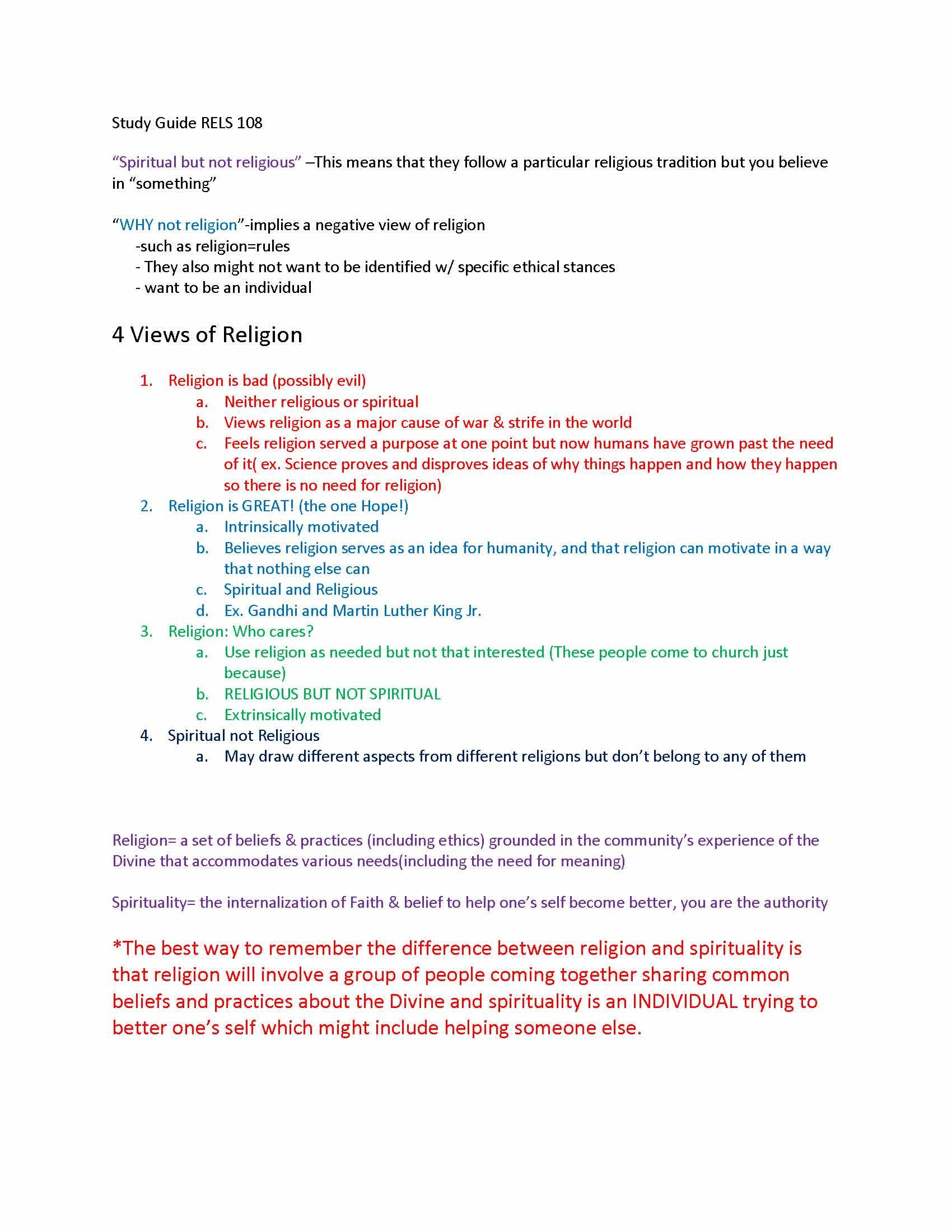 HUMAN SPIRITUALITY