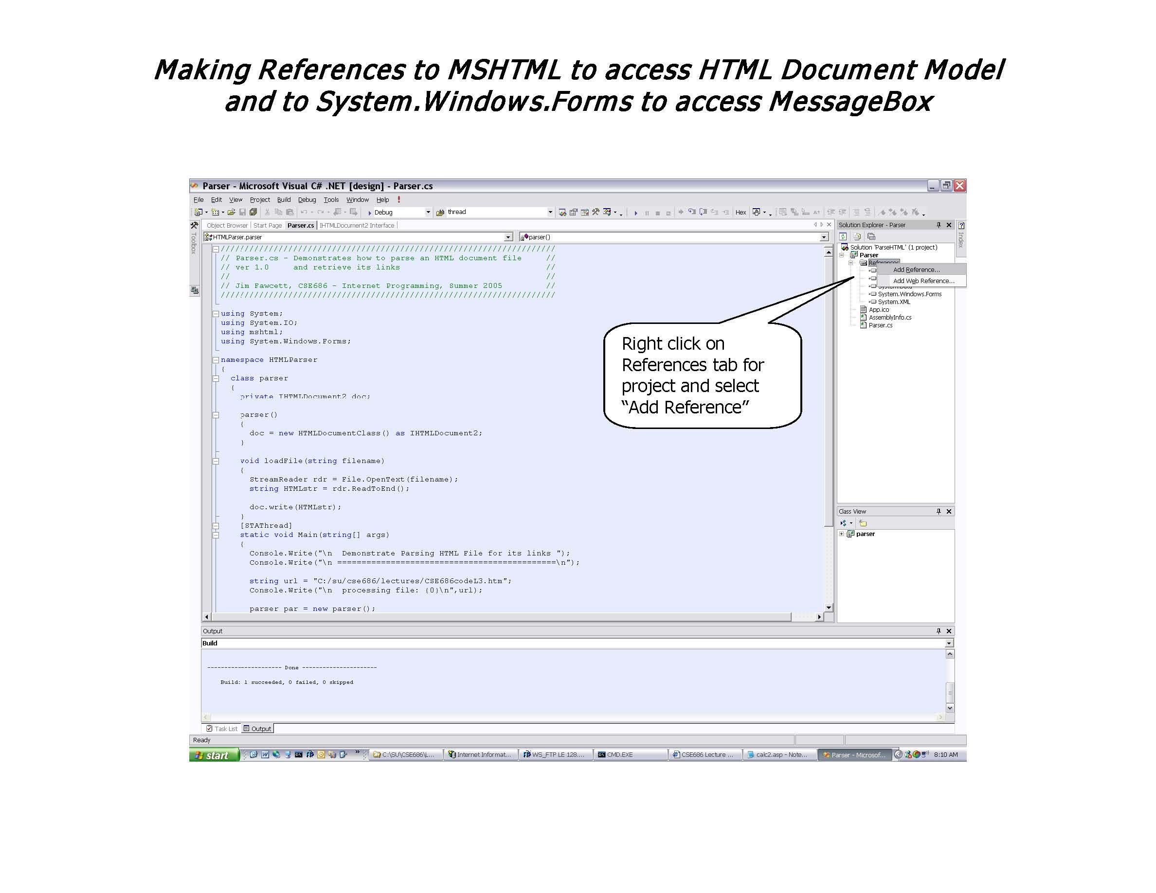 Special Problems in Computer Systems Engineering
