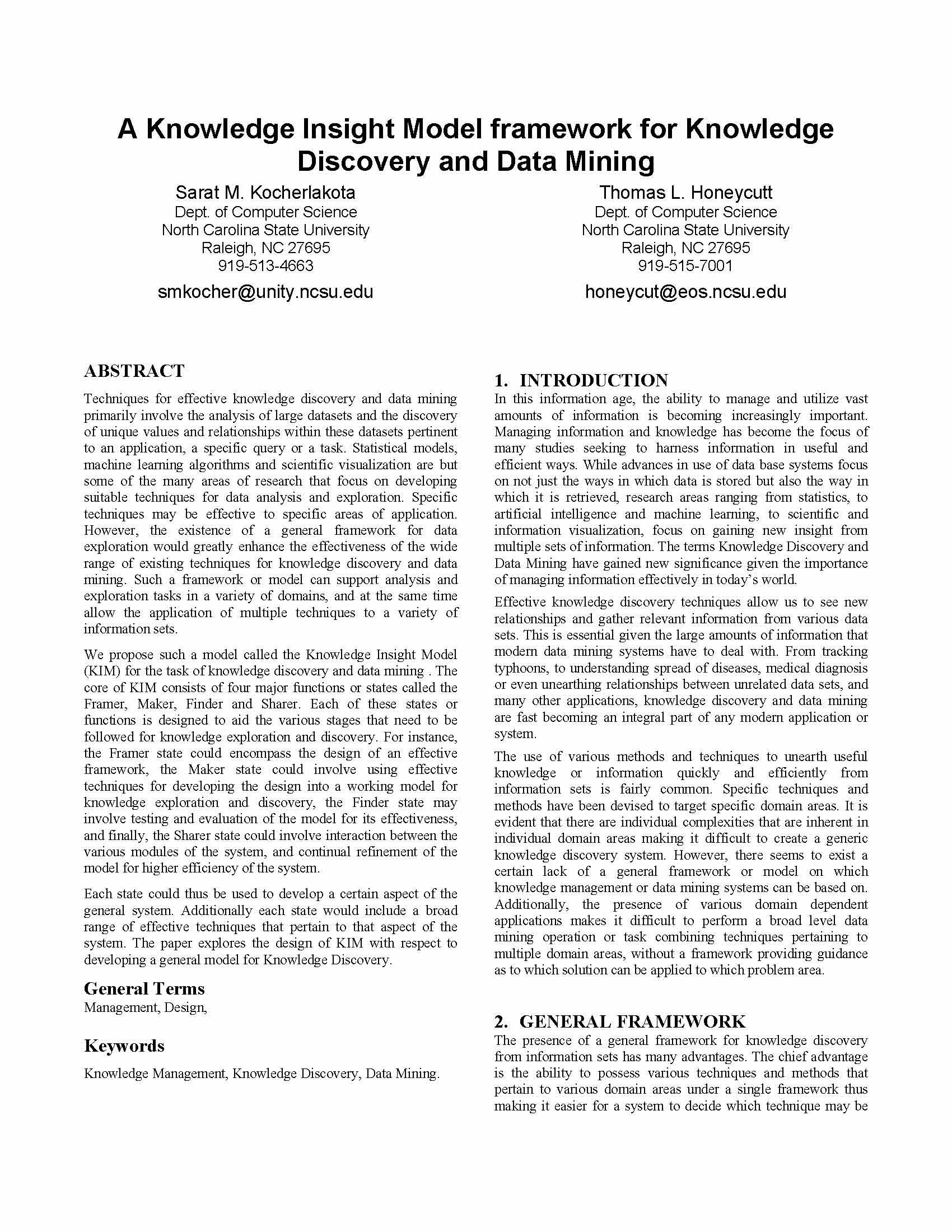 Management Decision and Control Systems