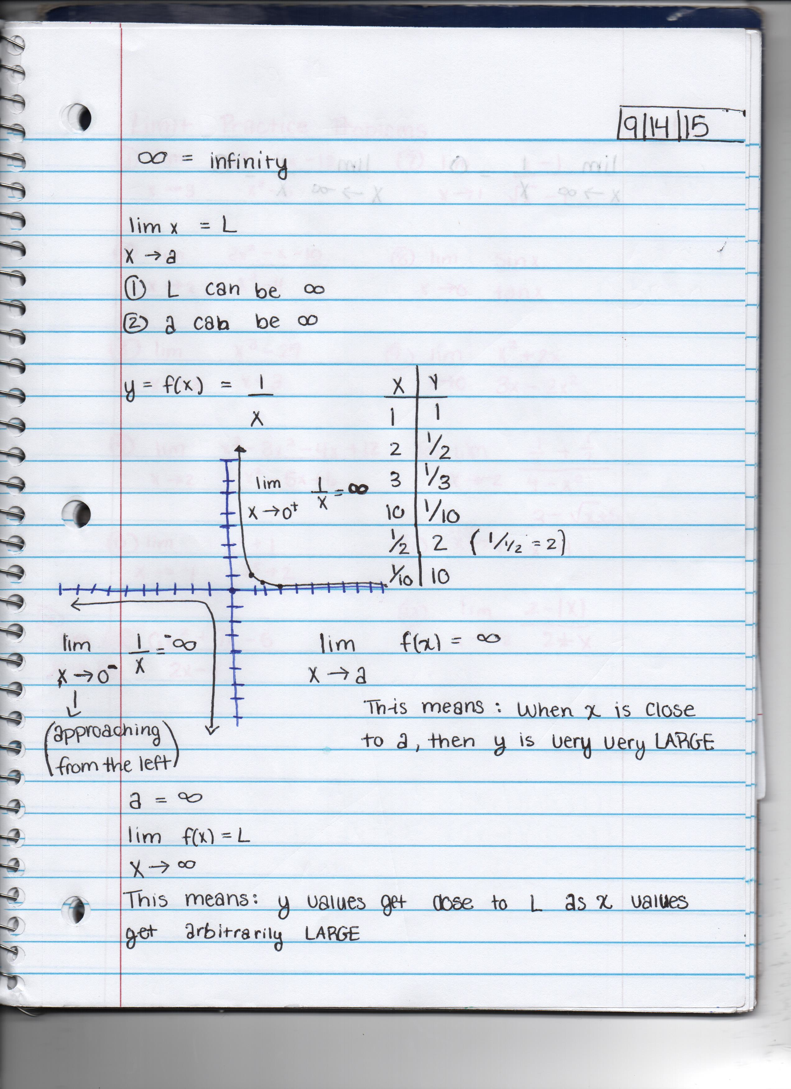 9/14-9/18 lecture notes