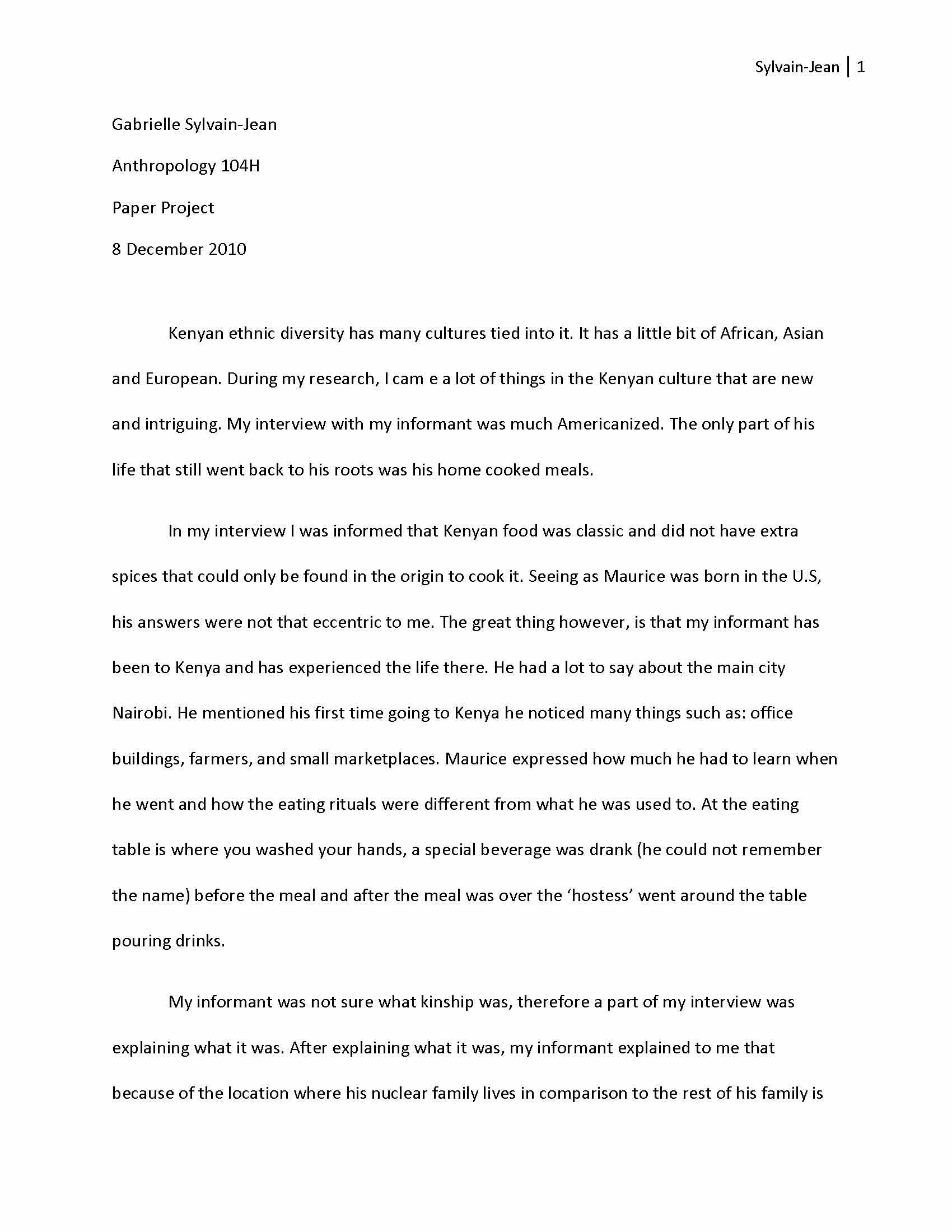 Culture, Society and People