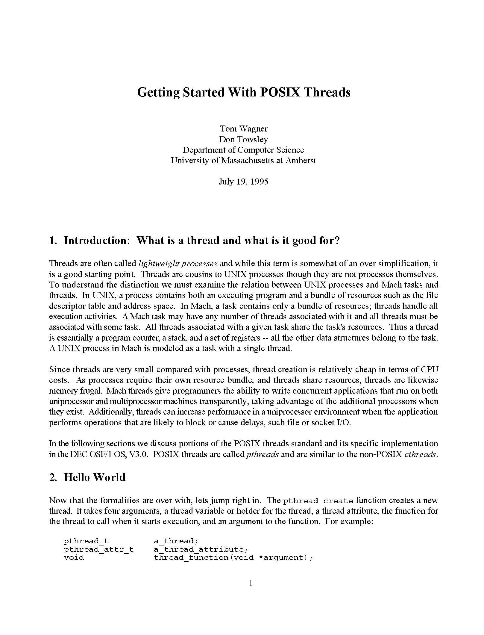 Parallel Programming