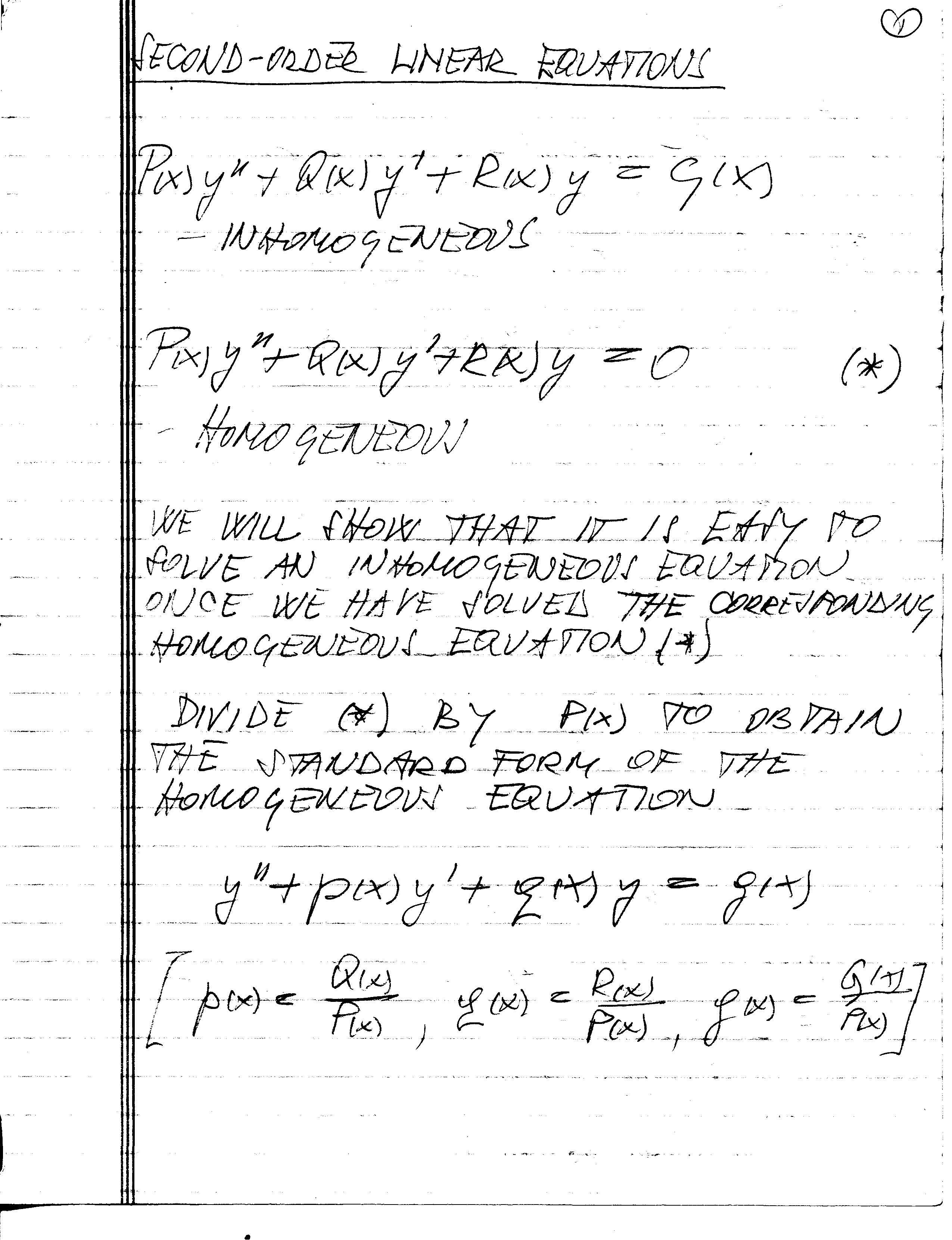 INTRO DIFFERENTIAL EQUATIONS