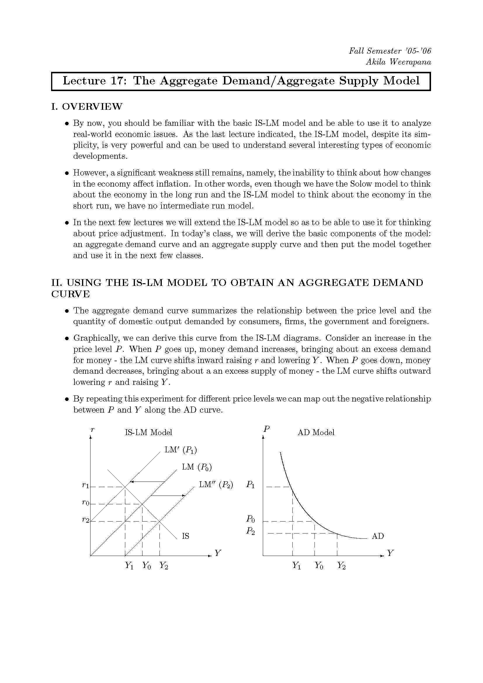 Intermediate Macro Analysis