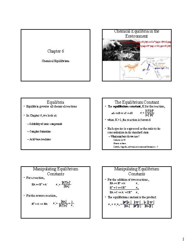 Environmental Chemistry