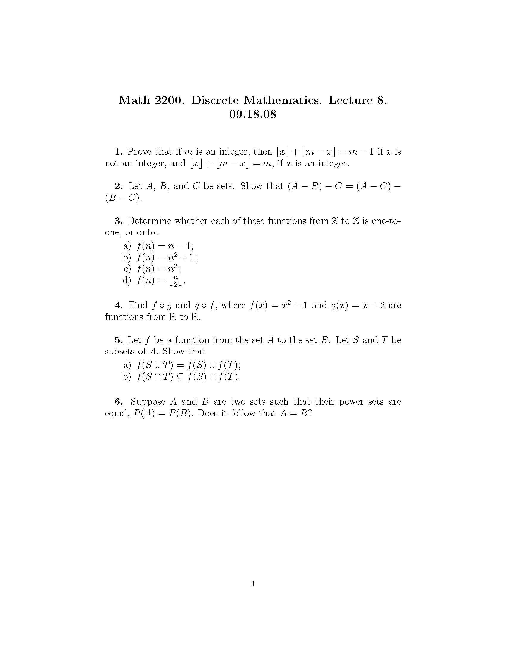 Discrete Mathematics