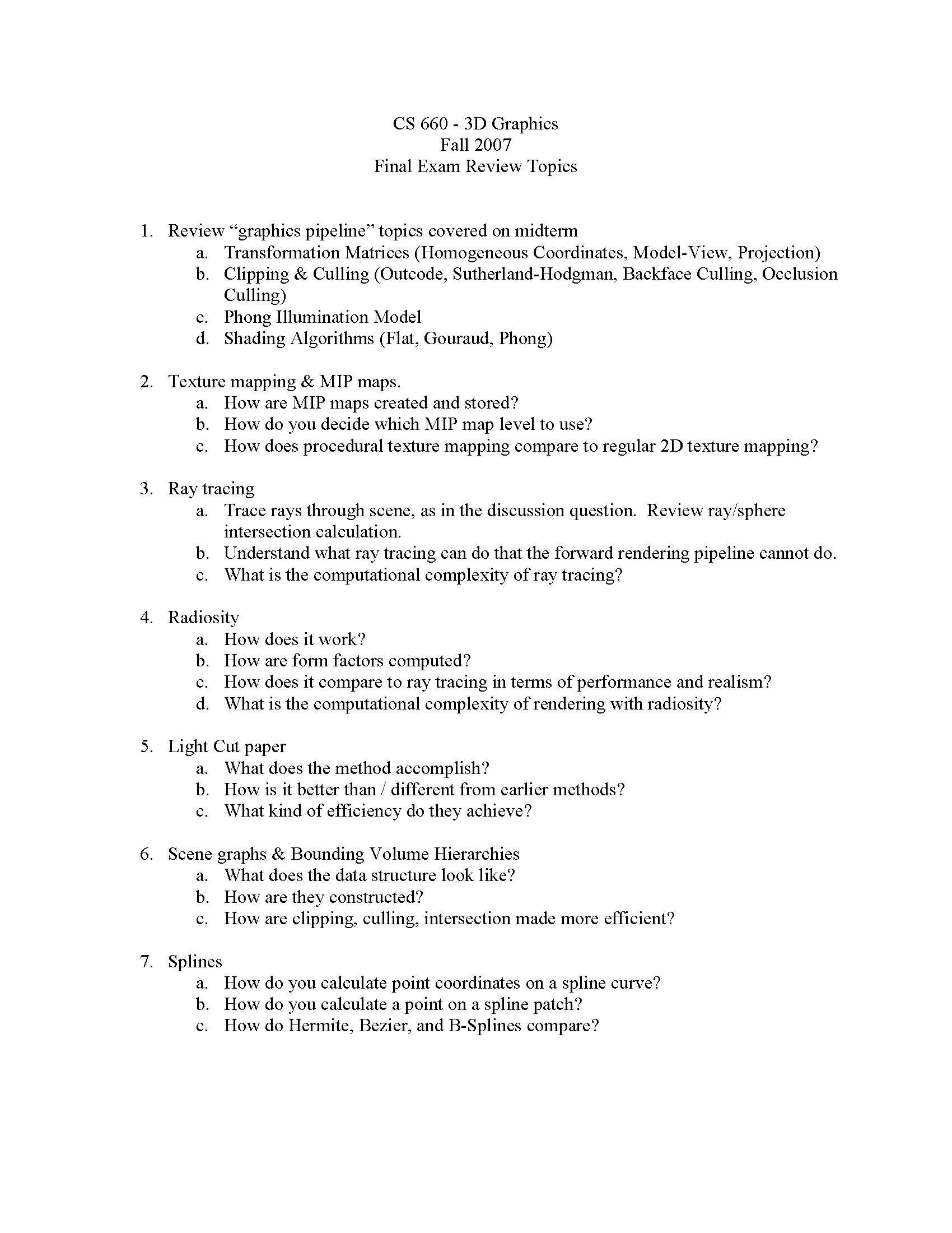 3D COMPUTER GRAPHICS