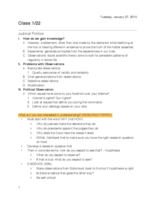Lecture notes 1/13/15