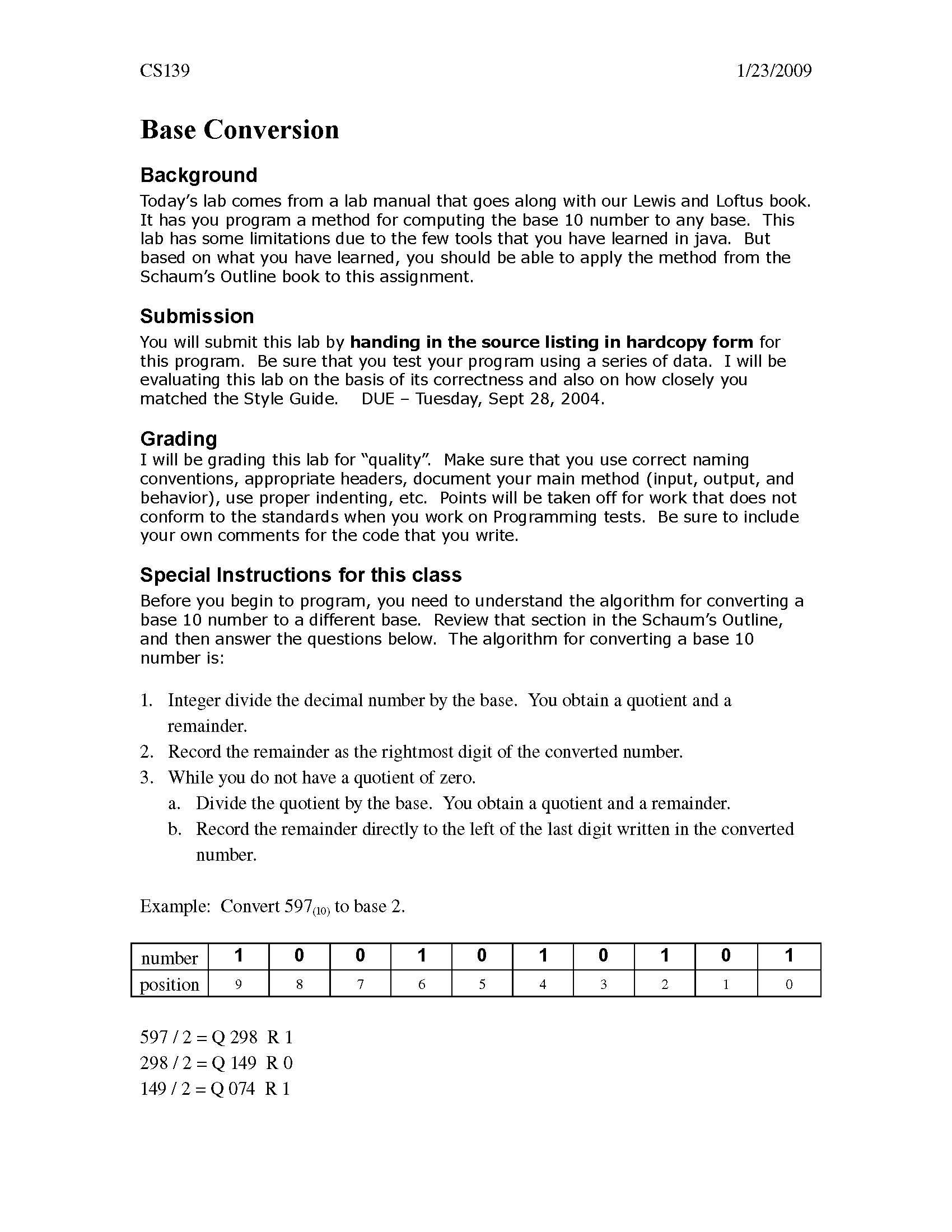 ALGORITHM DEVELOPMENT