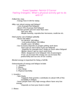 Guest Speaker O'Connor