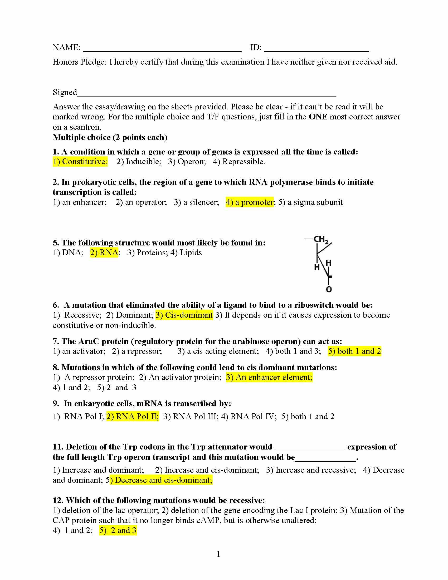 Molecular Biology and Genetics
