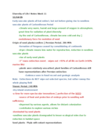 Diversity I Notes Week 11