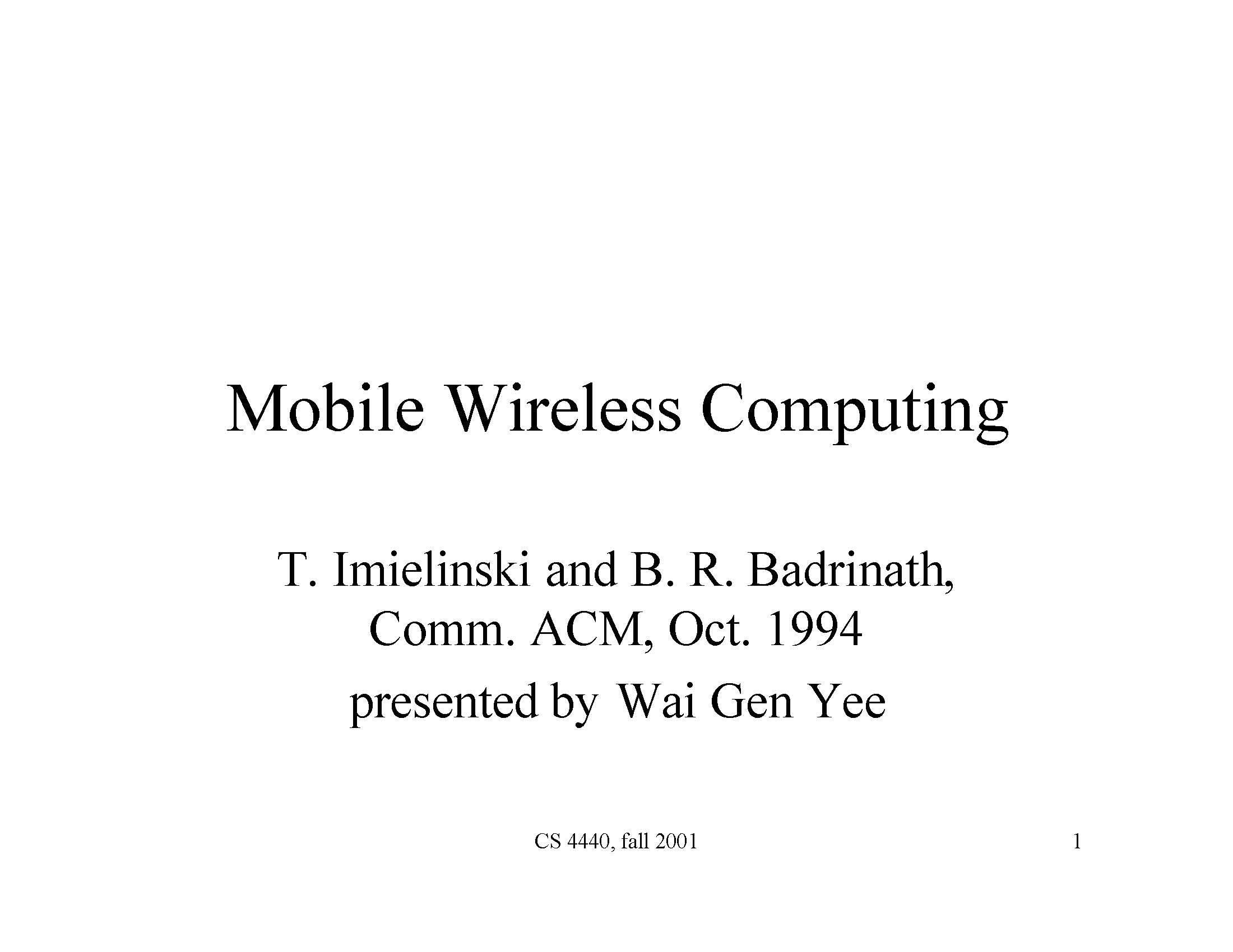 Database Technologies