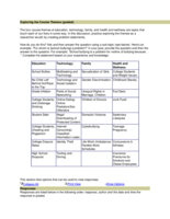 Week 1 DQ 1 Exploring the Course Themes.docx