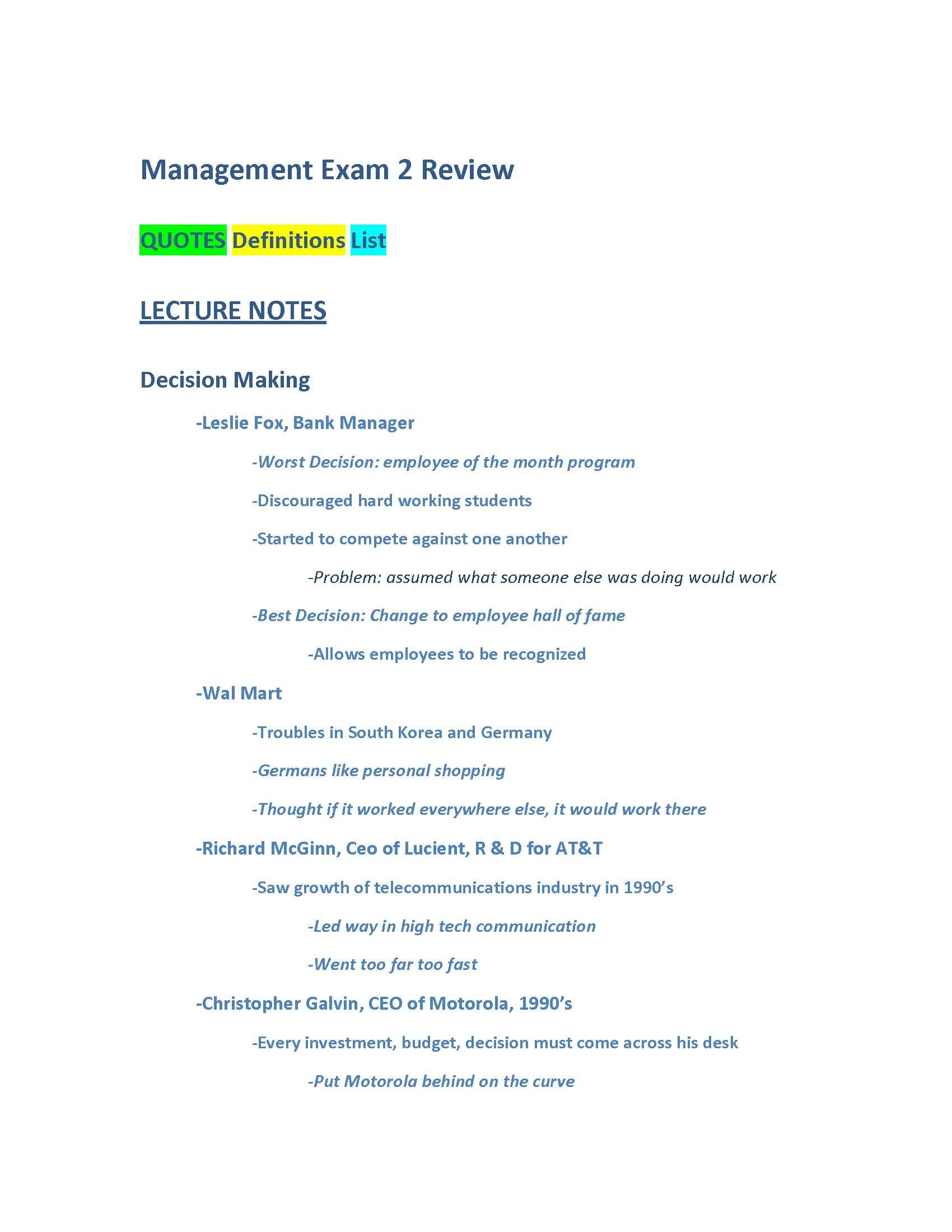 BUSINESS MANAGEMENT