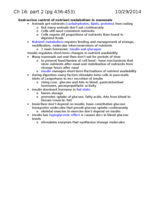 BIL 360: Chapter Outlines for Exam 3