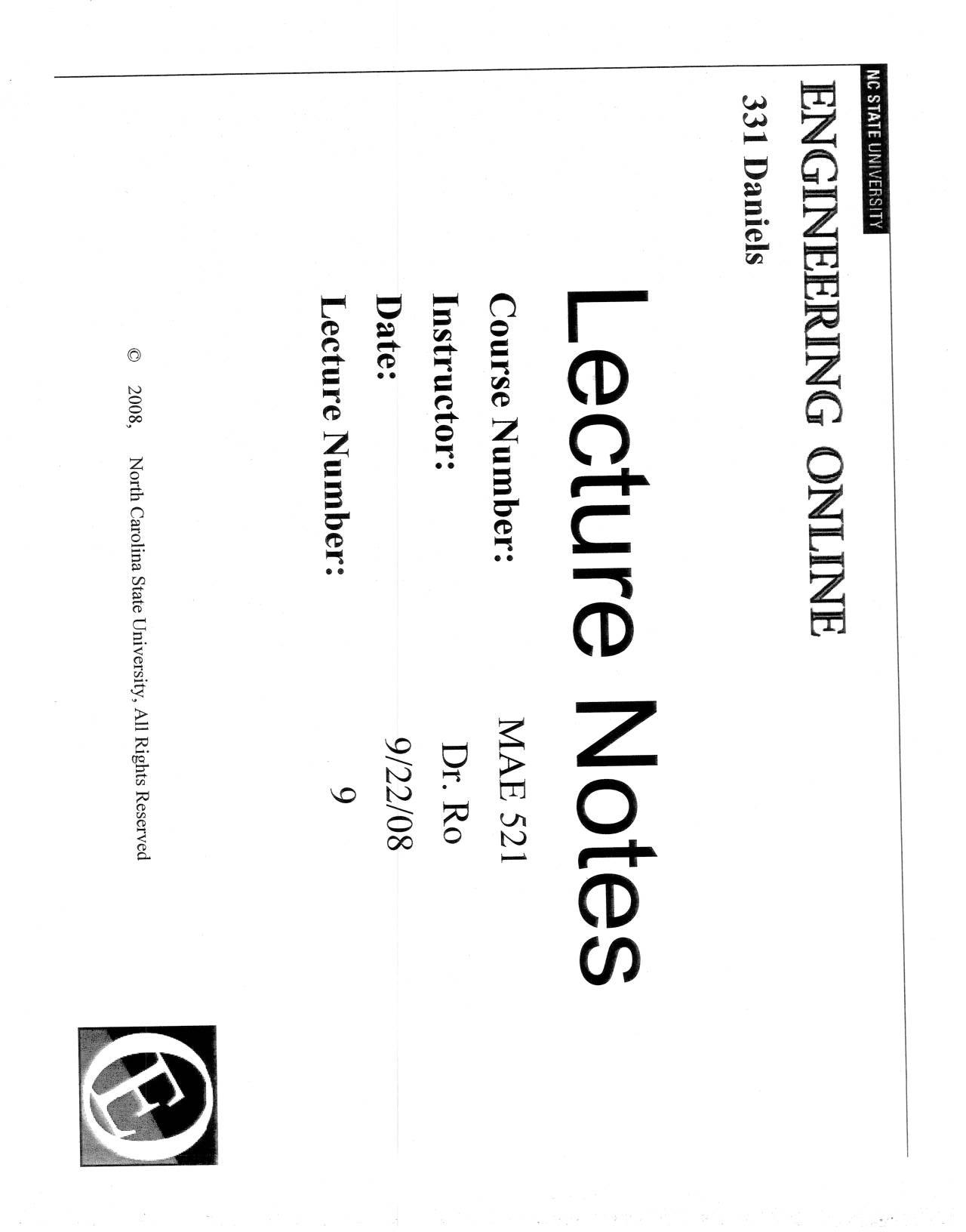 Linear Control and Design For Mimo Systems