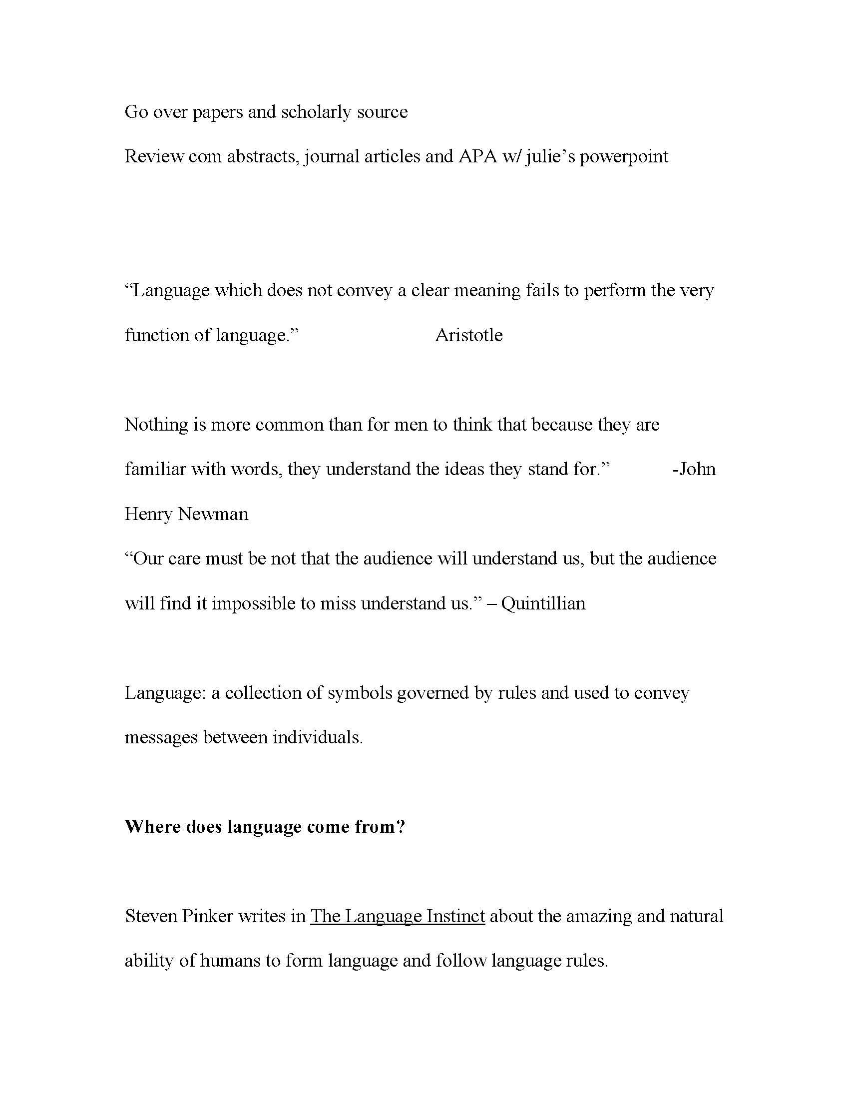 Introduction to Human Communication