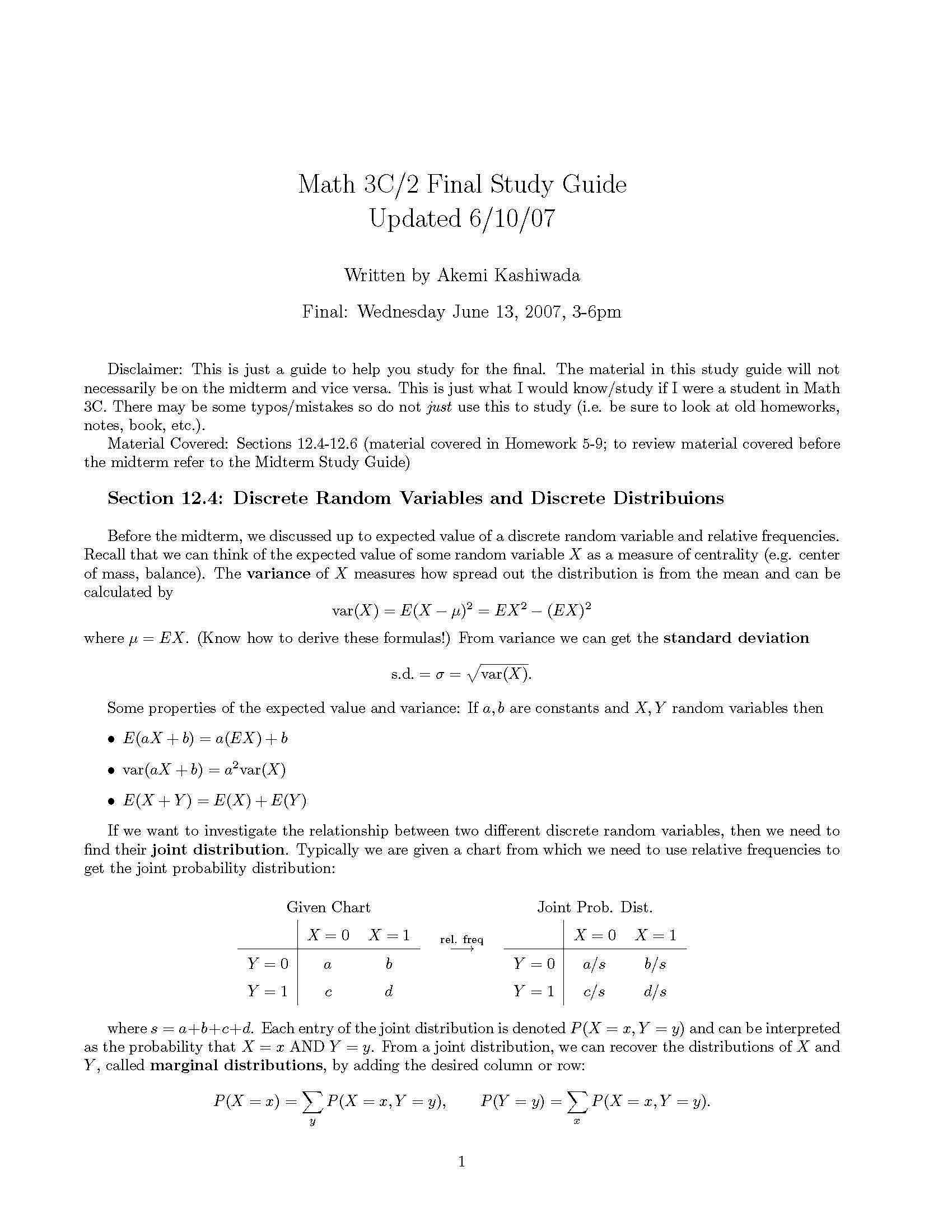 Probability for Life Sciences Students
