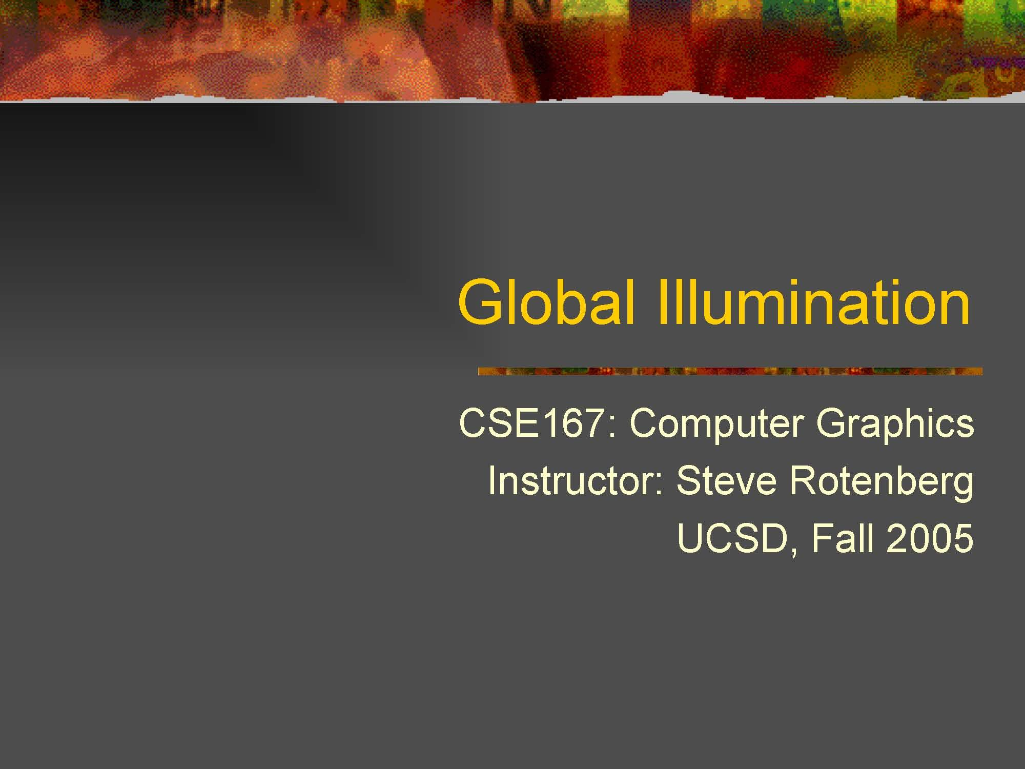 Computer Graphics