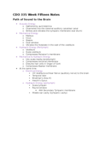 CDO 335 Week fifteen Notes