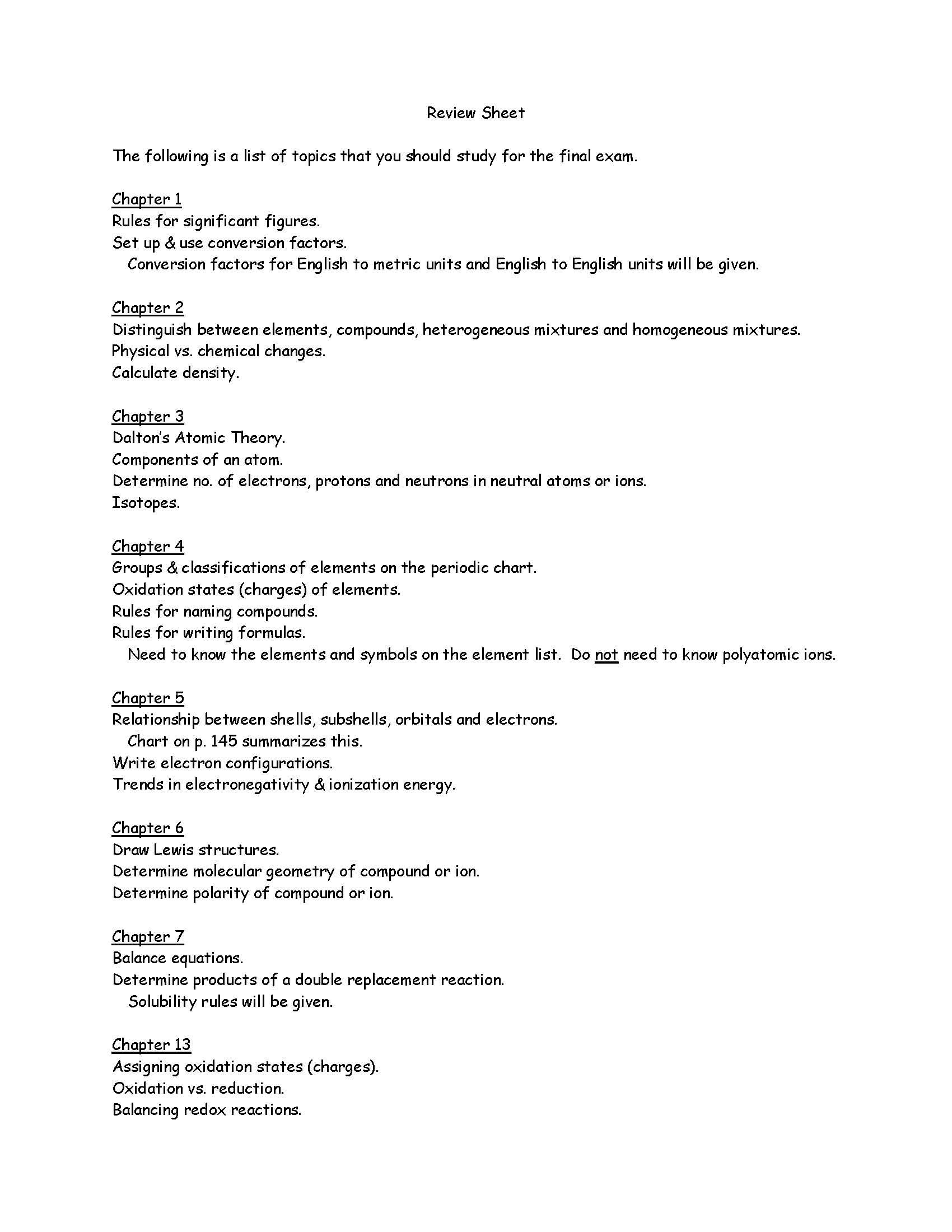CONCEPTS OF CHEMISTRY [C3T1G2]