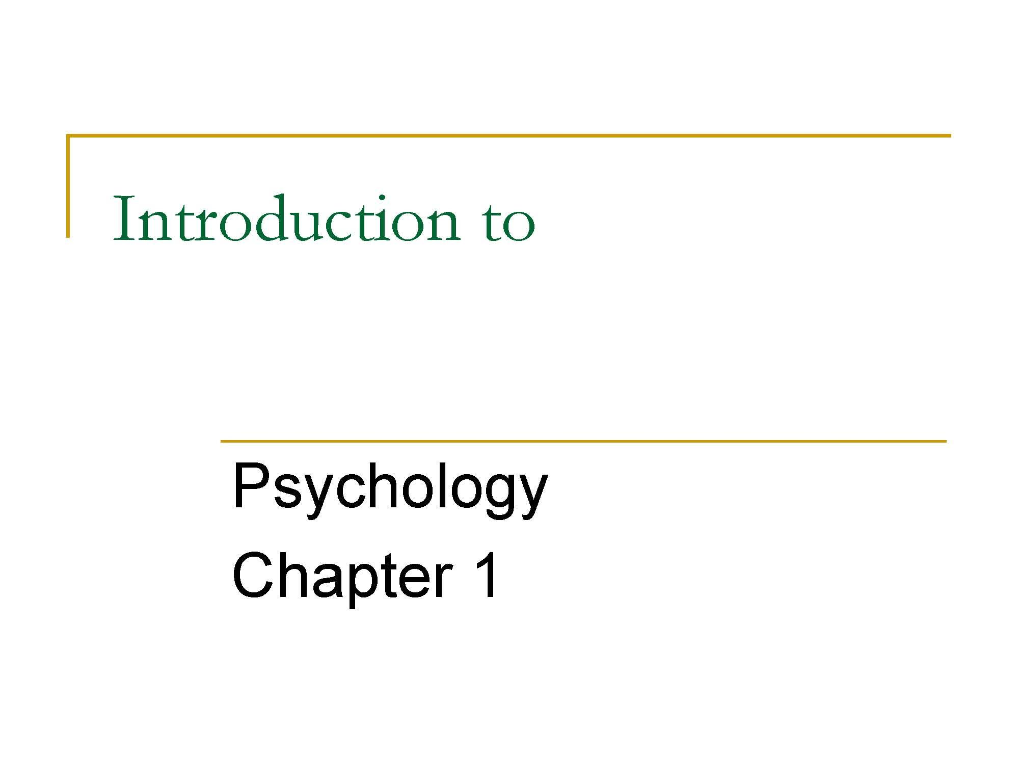 Development Psychology