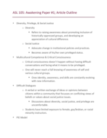 Analysis Paper #1 Article Outline