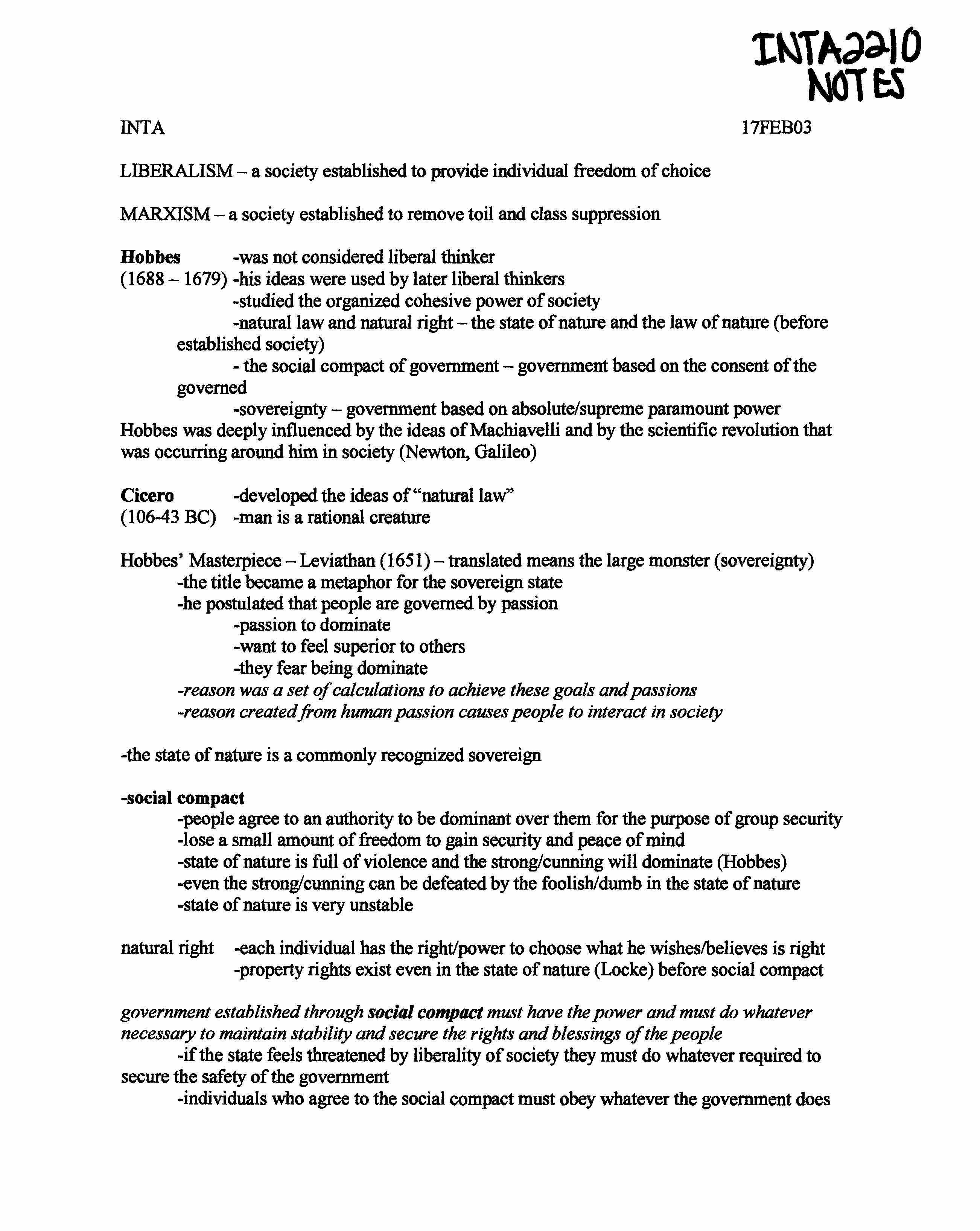 Pol Phil & Ideologies