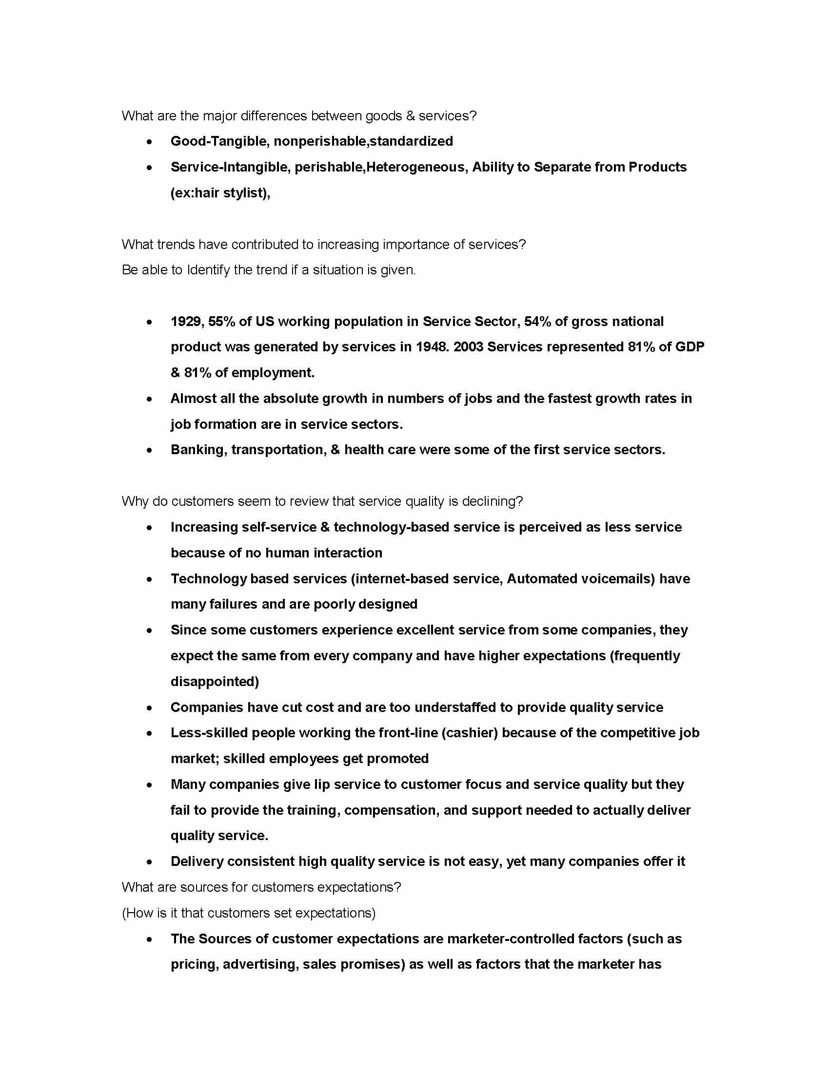 Marketing of Services